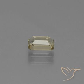 Diásporo con Cambio de Color Amarillo terroso natural de 0.88 ct, Corte Octágono / Esmeralda, VVS-VS