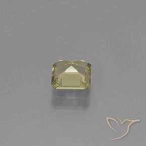 Diásporo con Cambio de Color Amarillo terroso natural de 0.84 ct, Corte Octágono / Esmeralda, VVS-VS