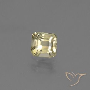 Diásporo con Cambio de Color Amarillo muy claro natural de 0.77 ct, Corte Octágono / Esmeralda, VS