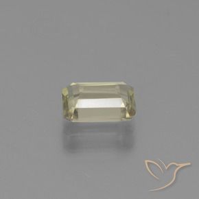 Diásporo con Cambio de Color Amarillo muy claro natural de 0.86 ct, Corte Octágono / Esmeralda, VVS-VS