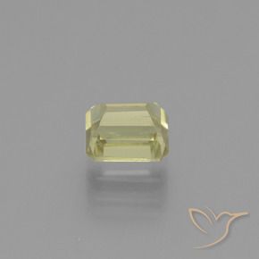 Diásporo con Cambio de Color Amarillo claro natural de 1.09 ct, Corte Octágono / Esmeralda, VS