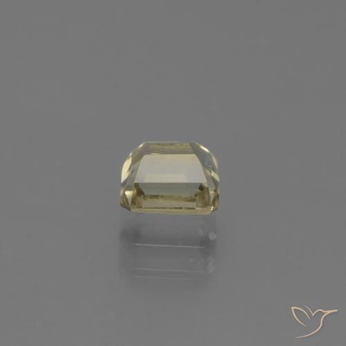 Diásporo con Cambio de Color Amarillo muy claro natural de 1.07 ct, Corte Octágono / Esmeralda, VS