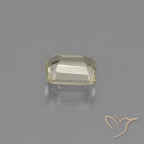 Diásporo con Cambio de Color Amarillo muy claro natural de 0.85 ct, Corte Octágono / Esmeralda, VS