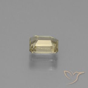 Diásporo con Cambio de Color Amarillo terroso natural de 0.86 ct, Corte Octágono / Esmeralda, VS
