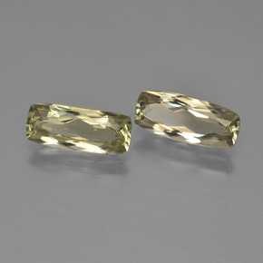 Gemas de diasporo con cambio de color amarillo natural de 2,61 ct, corte cojín, VVS