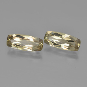 Gemas de diasporo con cambio de color amarillo natural de 3,01 ct, corte cojín, VVS-VS