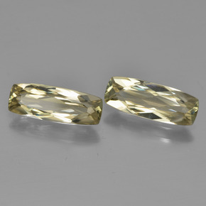 Gemas de diasporo con cambio de color amarillo natural de 2,78 ct, corte cojín, VVS