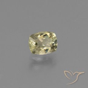 Diásporo con Cambio de Color Amarillo muy claro natural de 0.72 ct, Forma Cojín, VS