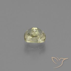 Diásporo con Cambio de Color Amarillo pálido natural de 0.86 ct, Forma Cojín, VS