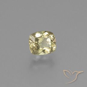 Diásporo con Cambio de Color Beige amarillo natural de 0.80 ct, Forma Cojín, VS