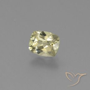 Diásporo con Cambio de Color Amarillo muy claro natural de 0.78 ct, Forma Cojín, VS
