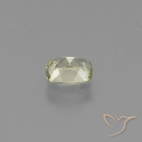 Diásporo con Cambio de Color Amarillo muy claro natural de 0.78 ct, Forma Cojín, VS