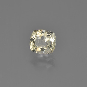 Diásporo con Cambio de Color Amarillo dorado muy claro natural de 0.77 ct, Corte Cojín, VVS