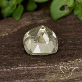 Diásporo con Cambio de Color Amarillo suave natural de 0.80 ct, Forma Cojín, VVS-VS
