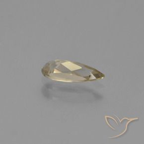 Diásporo con Cambio de Color Amarillo terroso natural de 0.70 ct, En forma de pera, VVS-VS