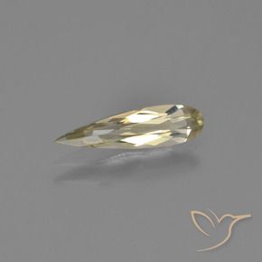 Diásporo con Cambio de Color Amarillo terroso natural de 0.82 ct, En forma de pera, VVS-VS