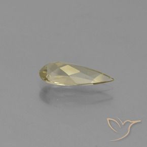 Diásporo con Cambio de Color Amarillo cálido natural de 1.14 ct, En forma de pera, VS