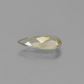 Diasporo con cambio de color amarillo natural de 1,29 ct, en forma de pera, VS