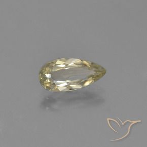 Diásporo con Cambio de Color Amarillo terroso natural de 1.22 ct, En forma de pera, VVS-VS