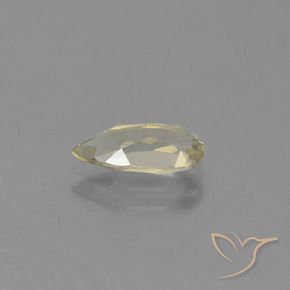 Diásporo con Cambio de Color Amarillo terroso natural de 1.22 ct, En forma de pera, VVS-VS