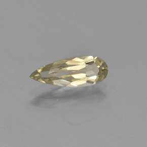 Diasporo con cambio de color amarillo natural de 1,30 ct, en forma de pera, VVS-VS
