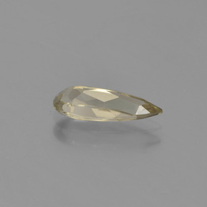 Diasporo con cambio de color amarillo natural de 1,30 ct, en forma de pera, VVS-VS