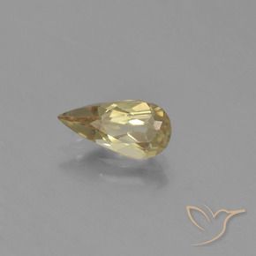 Diásporo con Cambio de Color Amarillo cálido natural de 1.08 ct, En forma de pera, VVS-VS