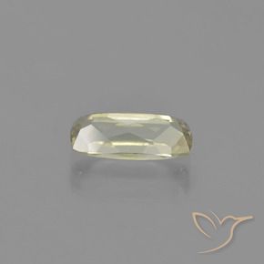 Diásporo con Cambio de Color Amarillo muy pálido natural de 1.24 ct, Forma Cojín, VVS