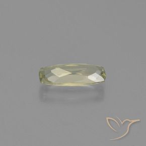 Diásporo con Cambio de Color Amarillo dorado muy claro natural de 1.07 ct, Forma Cojín, VVS