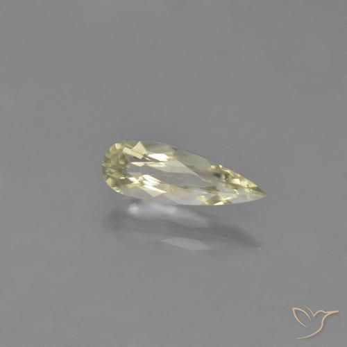 Diásporo con Cambio de Color Beige amarillo natural de 0.83 ct, En forma de pera, VVS-VS