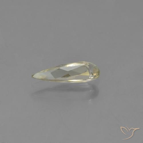 Diásporo con Cambio de Color Beige amarillo natural de 0.83 ct, En forma de pera, VVS-VS