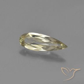 Diásporo con Cambio de Color Amarillo amarronado natural de 1.22 ct, En forma de pera, VVS