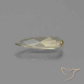 Diásporo con Cambio de Color Amarillo amarronado natural de 1.22 ct, En forma de pera, VVS