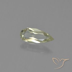 Diásporo con Cambio de Color Amarillo amarronado natural de 0.63 ct, En forma de pera, VVS-VS