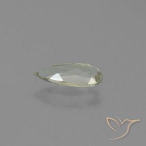 Diásporo con Cambio de Color Amarillo amarronado natural de 0.63 ct, En forma de pera, VVS-VS