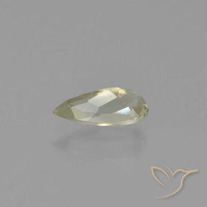 Diásporo con Cambio de Color Beige amarillo natural de 0.76 ct, En forma de pera, VVS-VS