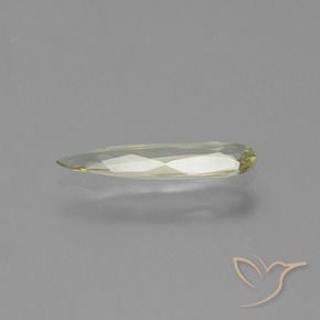 Diasporo con cambio de color amarillo natural de 0,54 ct, en forma de pera, VVS-VS