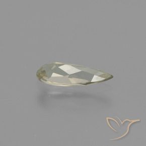 Diásporo con Cambio de Color Amarillo muy claro natural de 0.69 ct, En forma de pera, VVS-VS