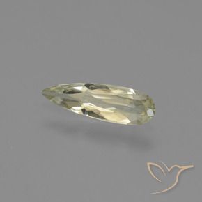 Diásporo con Cambio de Color Amarillo claro natural de 0.60 ct, En forma de pera, VVS-VS