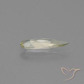 Diásporo con Cambio de Color Amarillo claro natural de 0.60 ct, En forma de pera, VVS-VS
