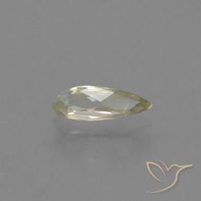 Diásporo con Cambio de Color Amarillo muy claro natural de 0.77 ct, En forma de pera, VS-SI