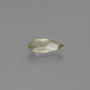 Diasporo con cambio de color amarillo natural de 1,19 ct, en forma de pera, VVS-VS