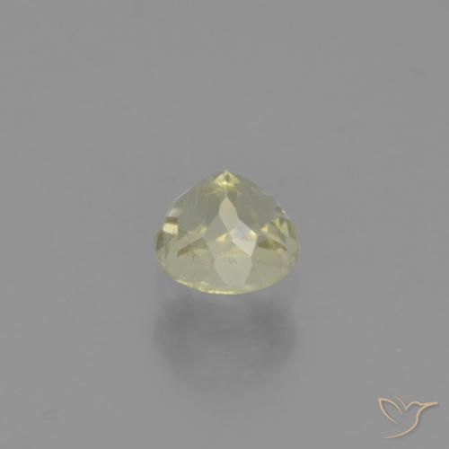 Diásporo con Cambio de Color Amarillo claro natural de 0.58 ct, Redondo, VS-SI