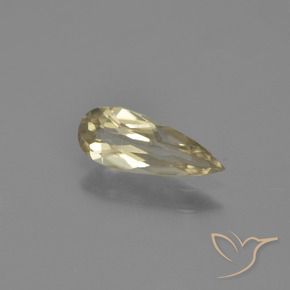 Diásporo con Cambio de Color Amarillo claro natural de 0.66 ct, En forma de pera, VVS-VS