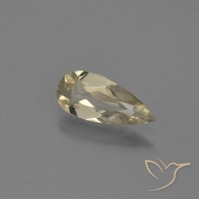 Diásporo con Cambio de Color Amarillo claro natural de 0.69 ct, En forma de pera, VVS-VS