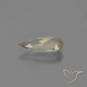 Diásporo con Cambio de Color Amarillo claro natural de 0.69 ct, En forma de pera, VVS-VS