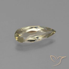 Diásporo con Cambio de Color Amarillo terroso natural de 1.00 ct, En forma de pera, VVS-VS