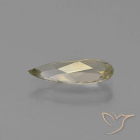 Diásporo con Cambio de Color Amarillo terroso natural de 1.00 ct, En forma de pera, VVS-VS