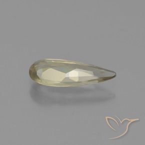 Diásporo con Cambio de Color Amarillo muy claro natural de 0.91 ct, En forma de pera, VVS-VS