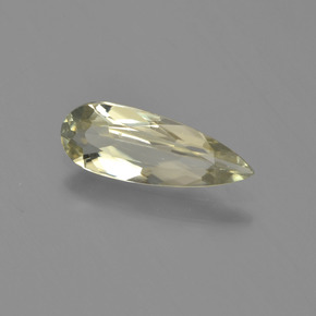 Diásporo con Cambio de Color Amarillo claro natural de 0.87 ct, En forma de pera, VVS-VS